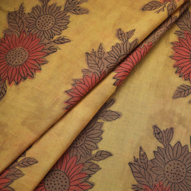 Pomegranate Peel Hand Block Print Cotton Fabric 13