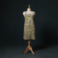 Yellow - Sanganeri Hand Block Print Cotton Apron with Pocket 47