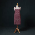 Red - Sanganeri Hand Block Print Cotton Apron with Pocket 52