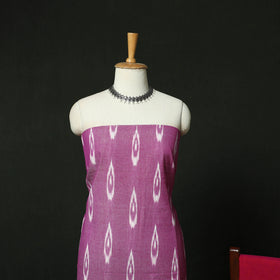 Pochampally Ikat Cotton 3pc Unstitched Dress Material Suit Set 14