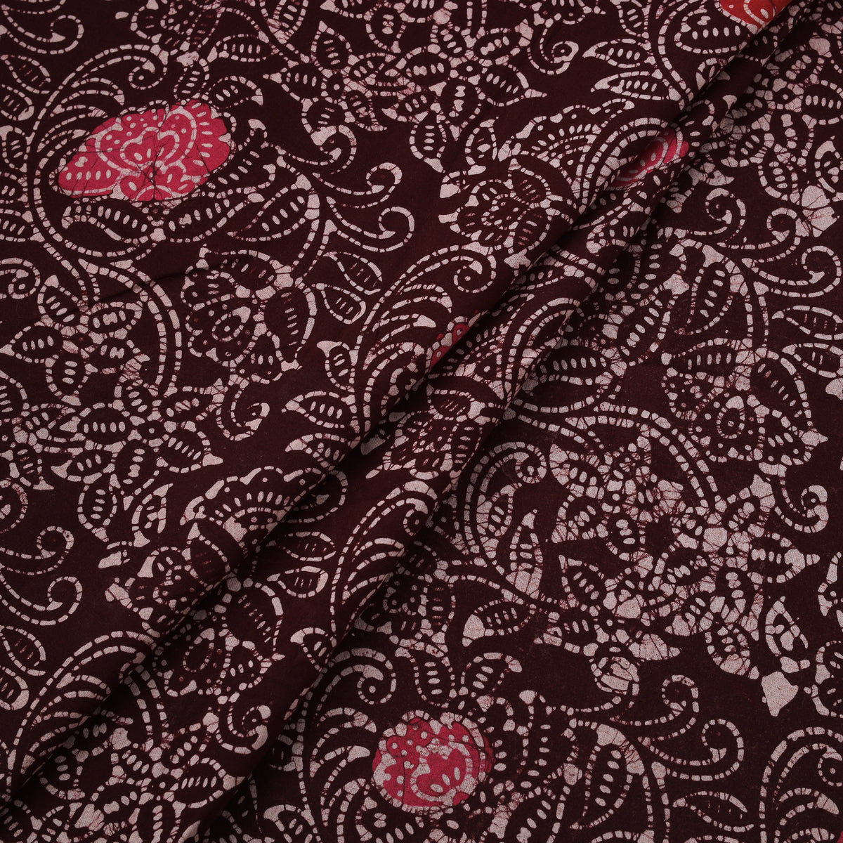 Hand Batik Indonesian Style Print Cotton Fabric 14