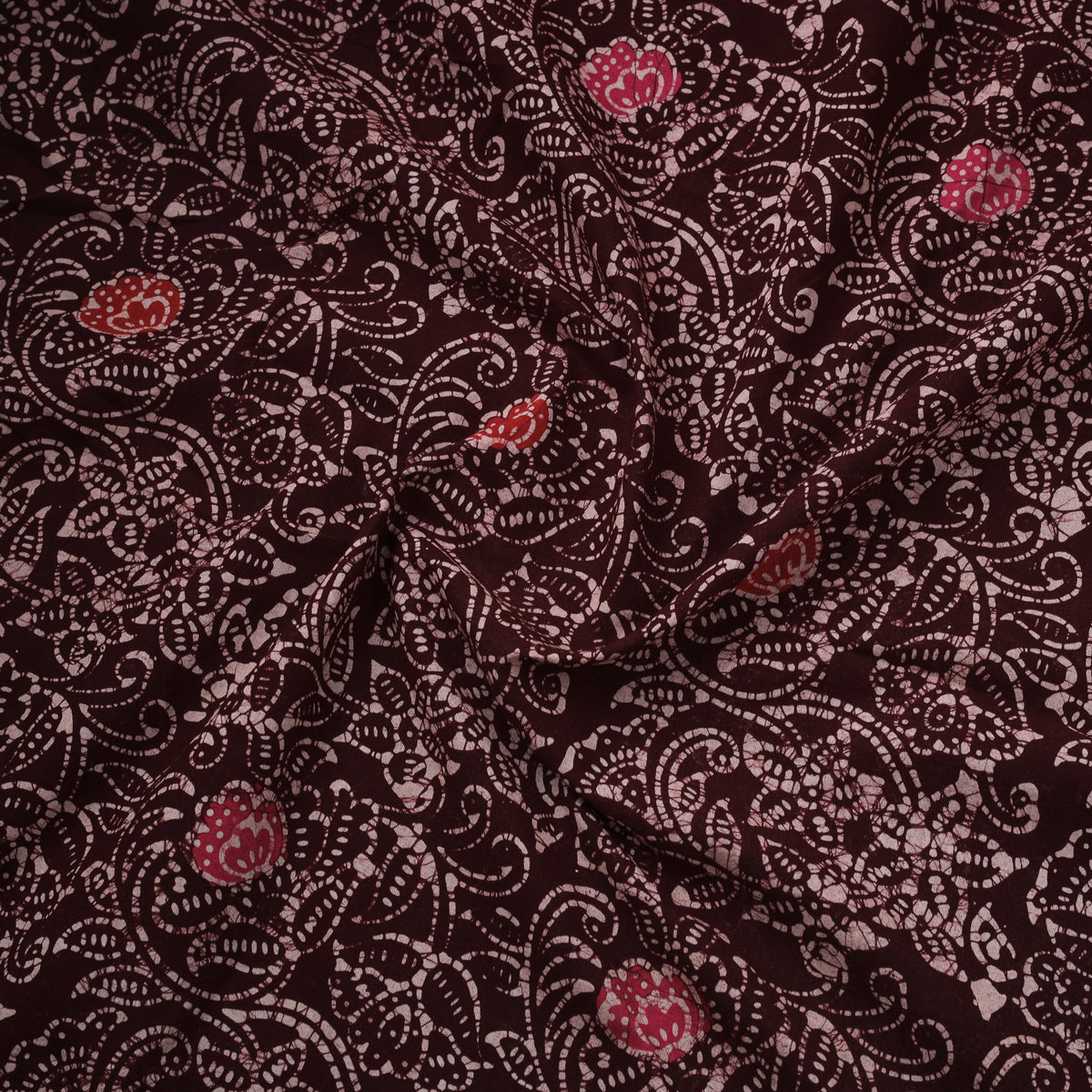 Hand Batik Indonesian Style Print Cotton Fabric 14