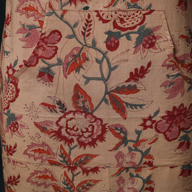 Brown - Sanganeri Hand Block Print Cotton Apron with Pocket 56