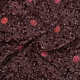 Brown - Hand Batik Indonesian Style Print Cotton Fabric 11