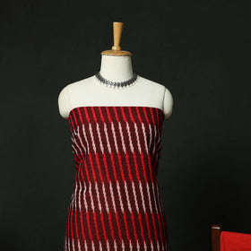 Pochampally Ikat Cotton 3pc Unstitched Dress Material Suit Set 16