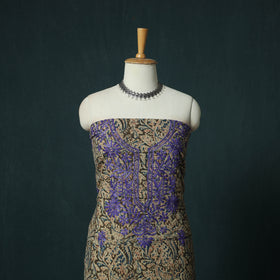 Lucknowi Chikankari Hand Embroidered Kalamkari Cotton Unstitched Kurta Material (2.5M) 25