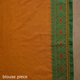 Orange - kandangi chettinad cotton saree with border 42