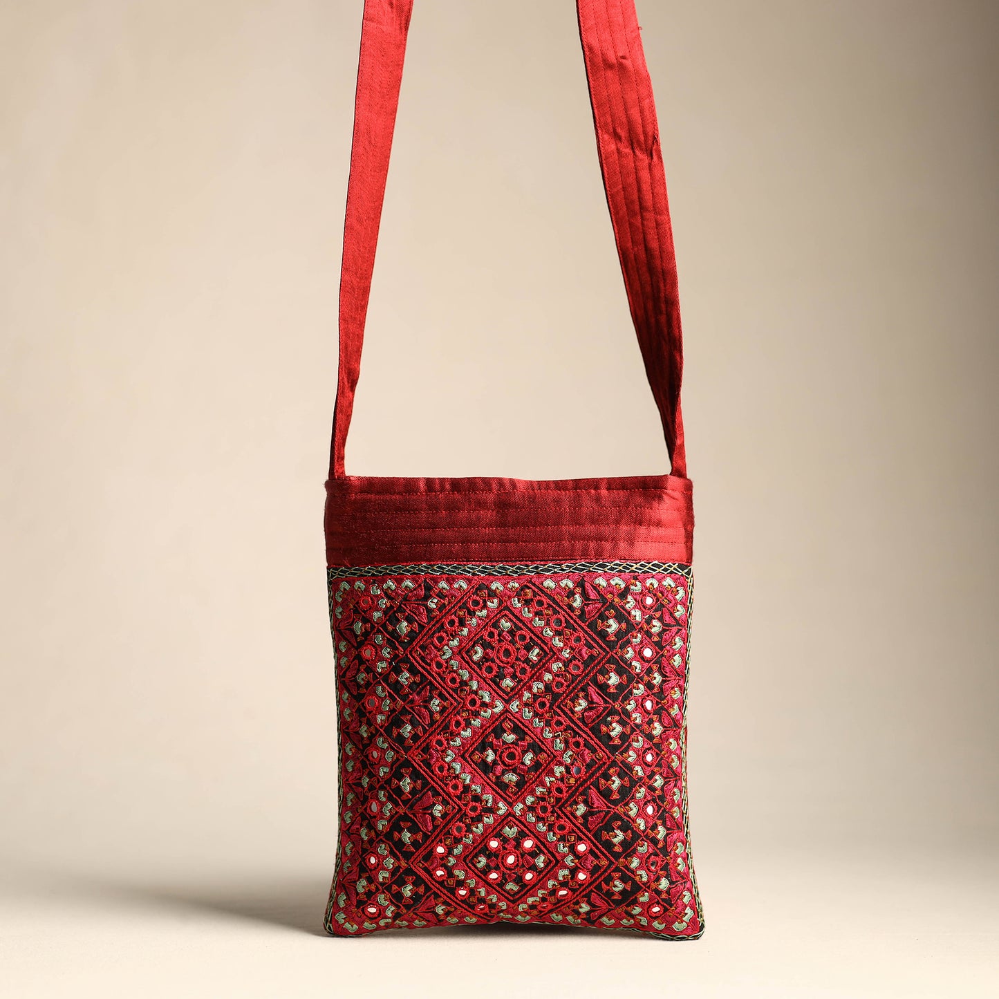 Embroidery Sling Bag