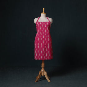 Pochampally Ikat Weave Cotton Apron with Pocket 69