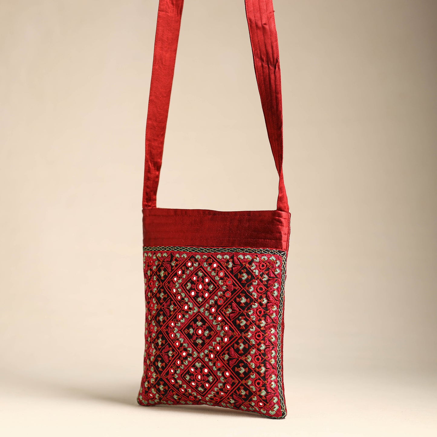 Embroidery Sling Bag