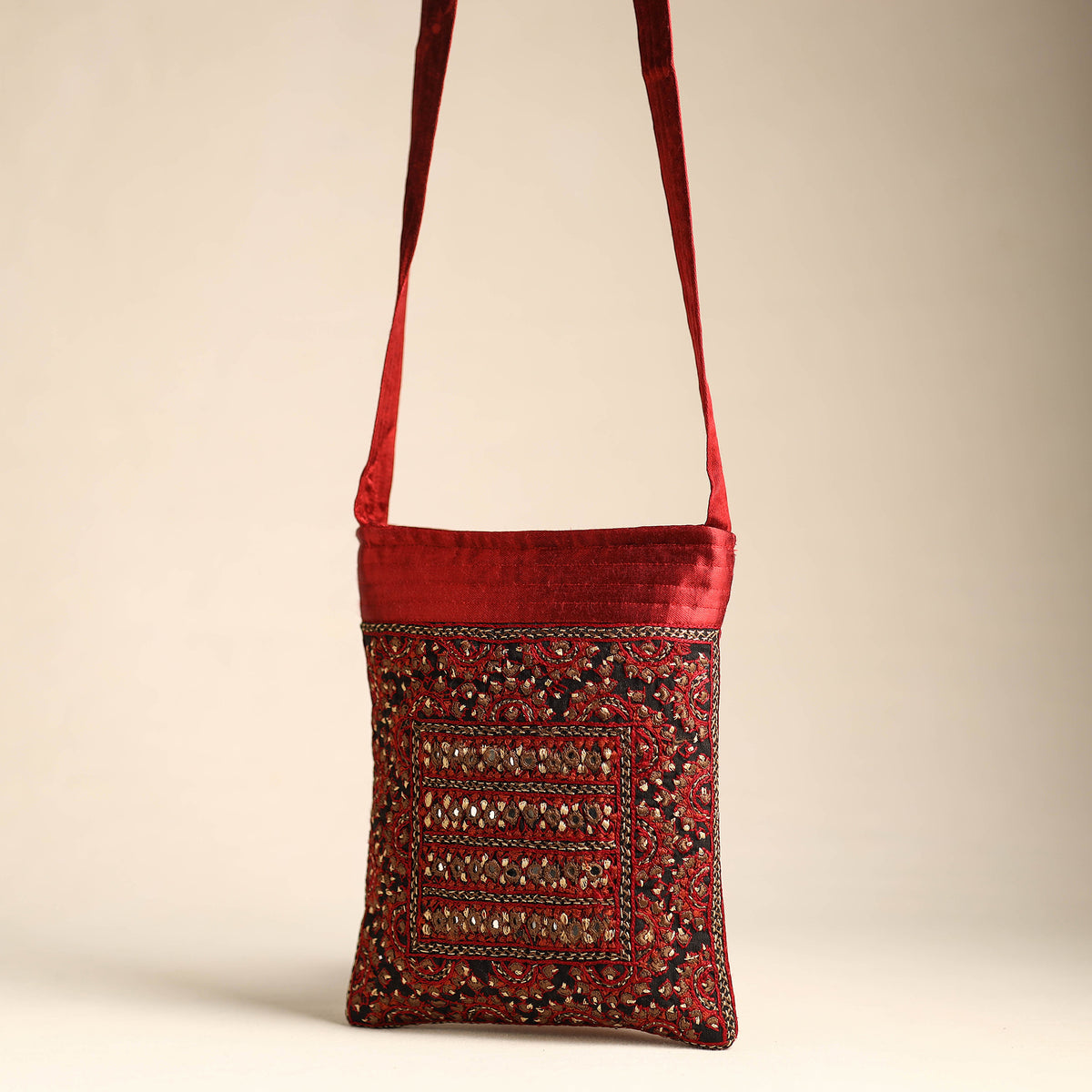 Embroidery Sling Bag