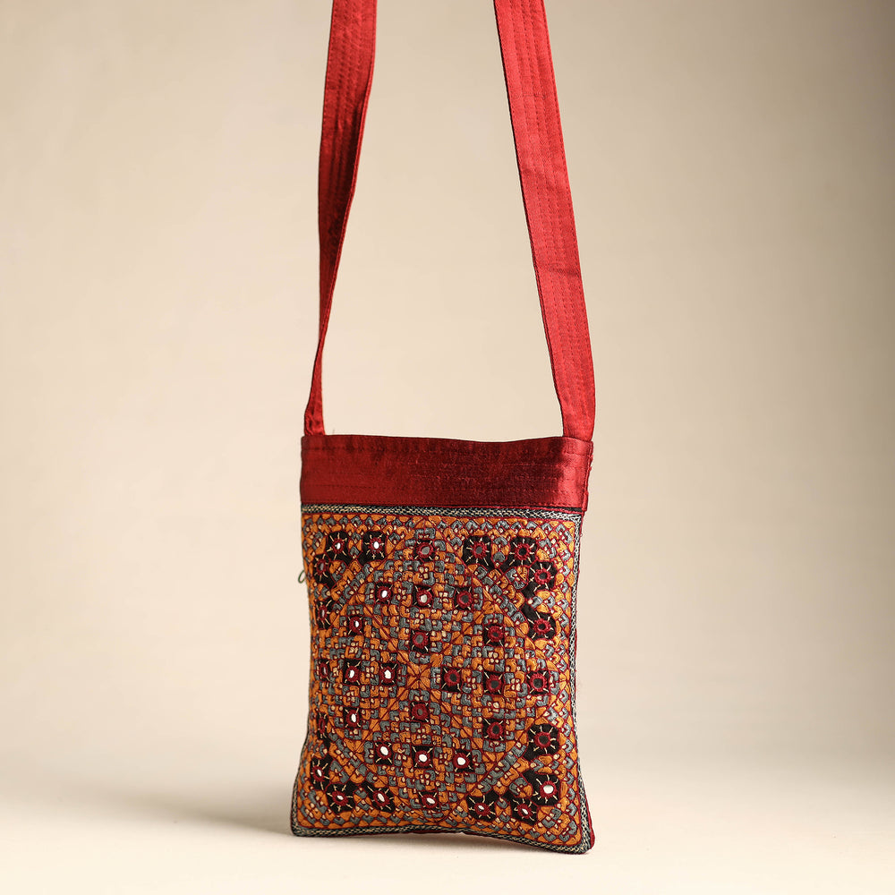 Embroidery Sling Bag