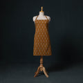 Yellow - Pochampally Ikat Weave Cotton Apron with Pocket 73