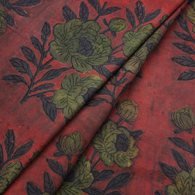 Pomegranate Peel Hand Block Print Cotton Fabric 18