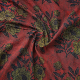 Pomegranate Peel Hand Block Print Cotton Fabric 18
