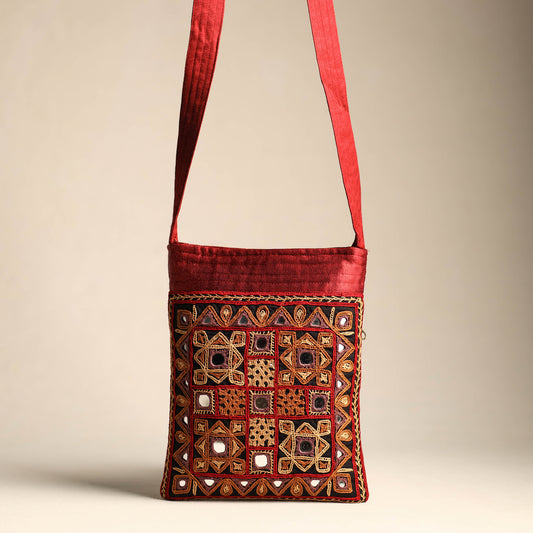 Embroidery Sling Bag