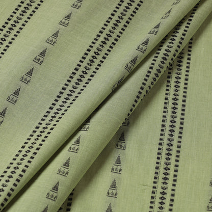 Green - Jacquard Prewashed Cotton Fabric 34