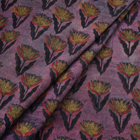 Pomegranate Peel Hand Block Print Cotton Fabric 20