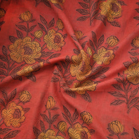 Pomegranate Peel Hand Block Print Cotton Fabric 06