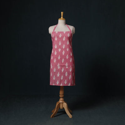 Pochampally Ikat Weave Cotton Apron with Pocket 81