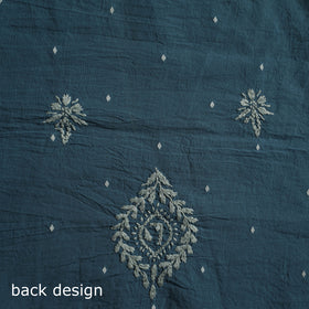 Lucknowi Chikankari Hand Embroidered Jacquard Cotton Unstitched Kurta Material (2.5M) 36