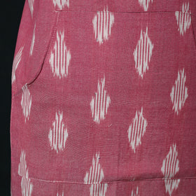 Pochampally Ikat Weave Cotton Apron with Pocket 81