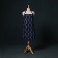 Blue - Pochampally Ikat Weave Cotton Apron with Pocket 83