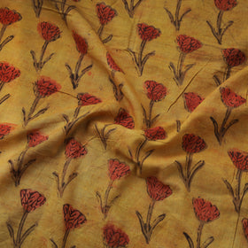Pomegranate Peel Hand Block Print Cotton Fabric 02
