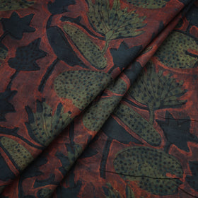 Pomegranate Peel Hand Block Print Cotton Fabric 03