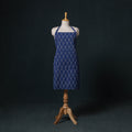 Blue - Pochampally Ikat Weave Cotton Apron with Pocket 84
