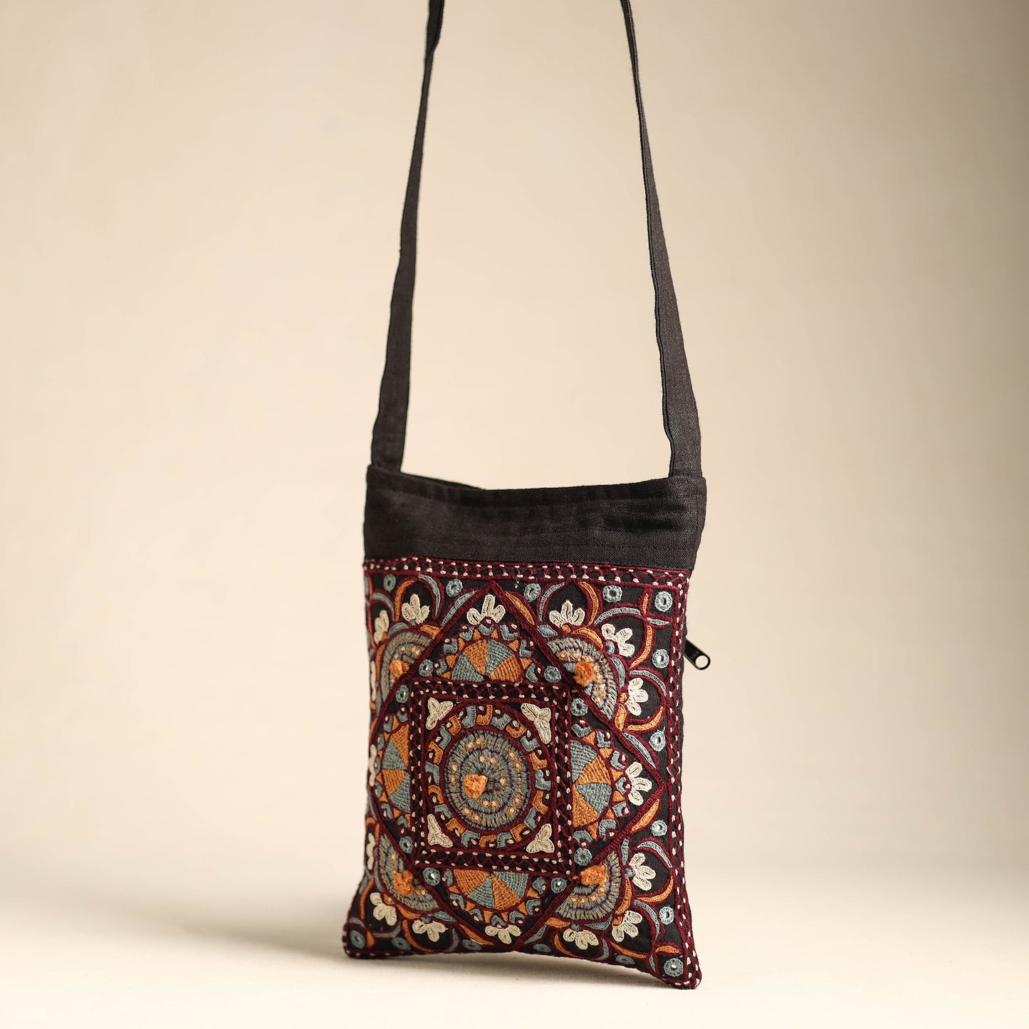 Embroidery Sling Bag