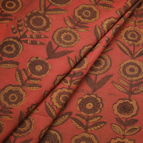 Pomegranate Peel Hand Block Print Cotton Fabric 04