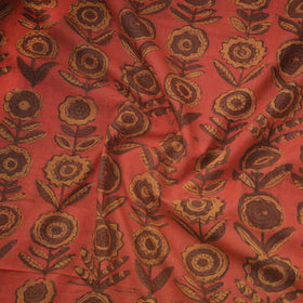 Pomegranate Peel Hand Block Print Cotton Fabric 04