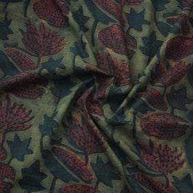 Pomegranate Peel Hand Block Print Cotton Fabric 05