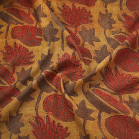 Pomegranate Peel Hand Block Print Cotton Fabric 09