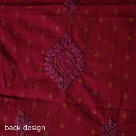 Lucknowi Chikankari Hand Embroidered Jacquard Cotton Unstitched Kurta Material (2.5M) 41