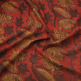 Pomegranate Peel Hand Block Print Cotton Fabric 11