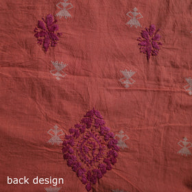 Lucknowi Chikankari Hand Embroidered Jacquard Cotton Unstitched Kurta Material (2.5M) 42