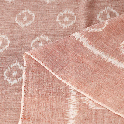 Brown - Maniabandha Ikat Weave Handloom Cotton Fabric 07