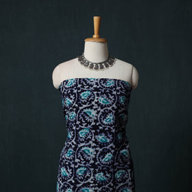 Hand Block Batik Print Cotton 2pc Unstitched Dress Material Kurta Set 25