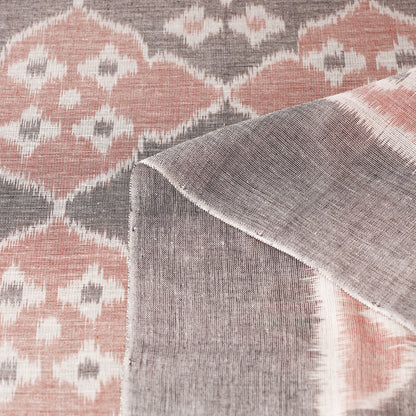 Multicolor - Maniabandha Ikat Weave Handloom Cotton Fabric 14