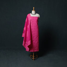 Barmer Applique Cutwork Cotton 3pc Unstitched Dress Material Suit Set 02