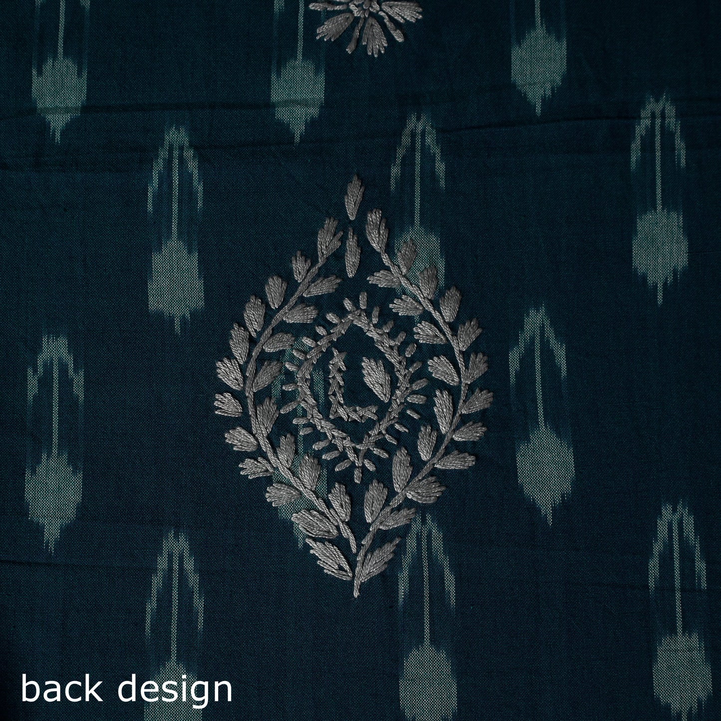 Chikankari Hand Embroidered Cotton Unstitched Kurta Material (3M) 07
