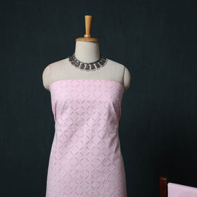 Barmer Applique Cutwork Cotton 3pc Unstitched Dress Material Suit Set 05