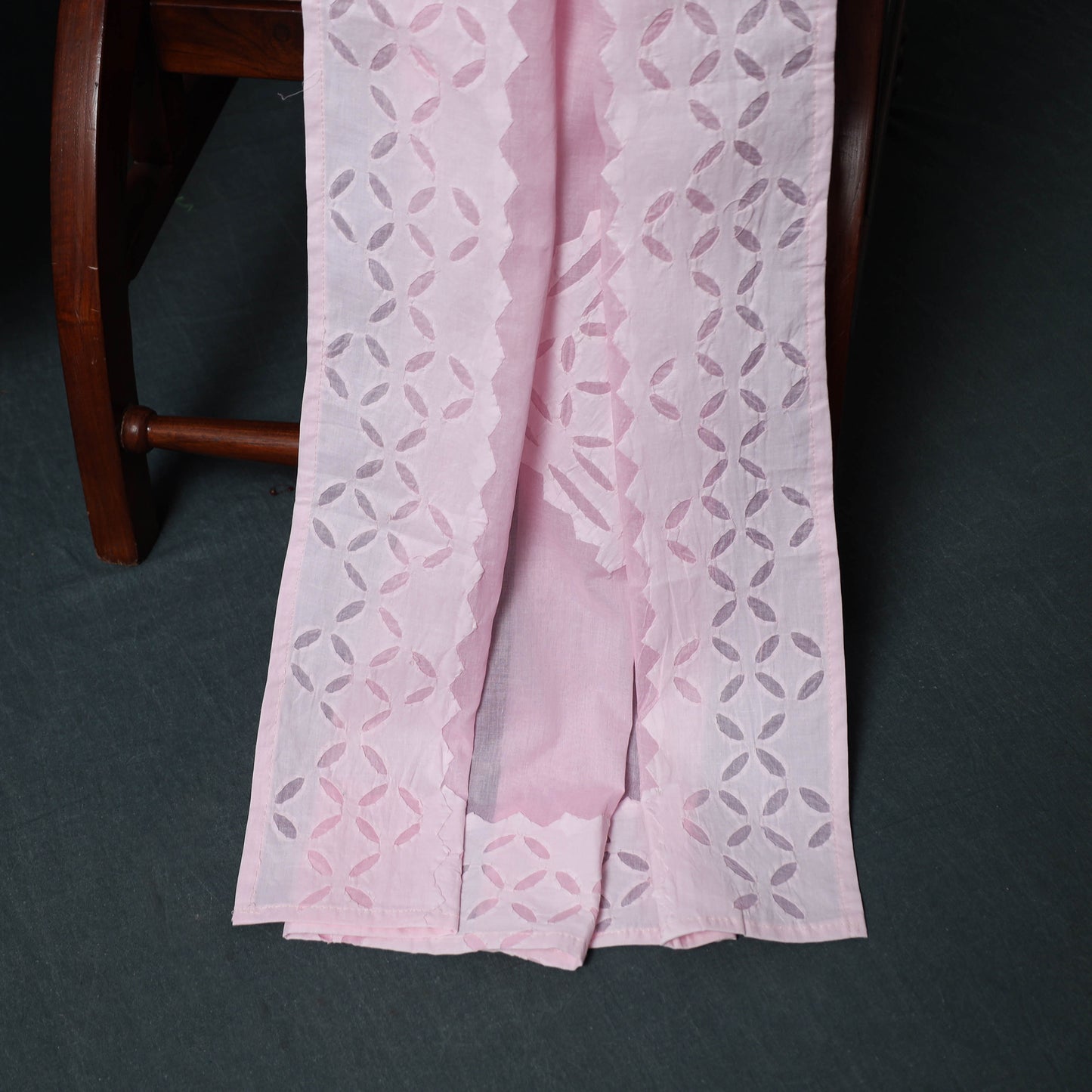 Barmer Applique Cutwork Cotton 3pc Unstitched Dress Material Suit Set 05