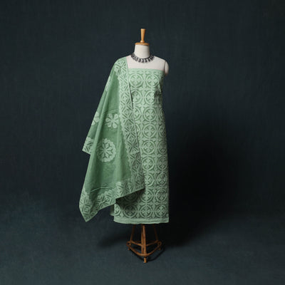 Barmer Applique Cutwork Cotton 3pc Unstitched Dress Material Suit Set 06