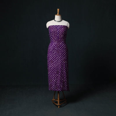 Chikankari Hand Embroidered Cotton Unstitched Kurta Material (3M) 12