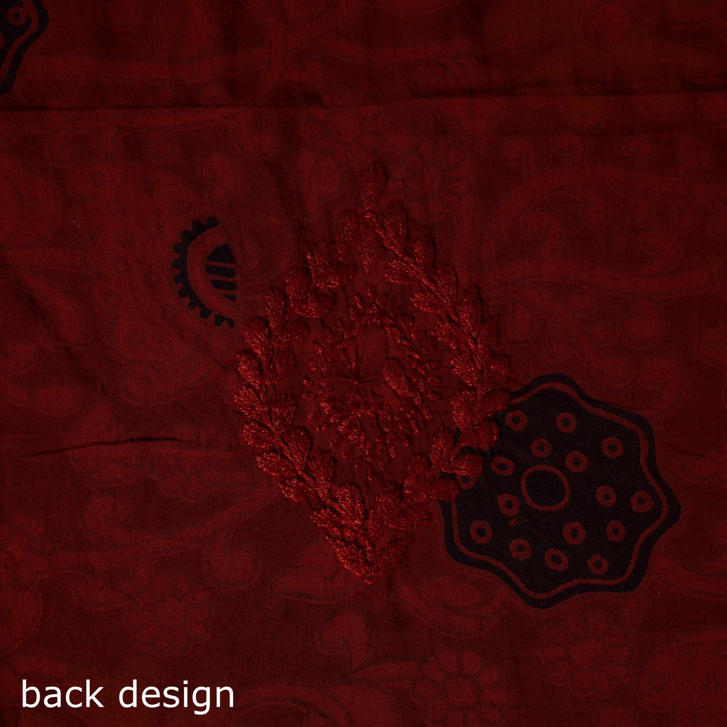 Chikankari Hand Embroidered Cotton Unstitched Kurta Material (3M) 16