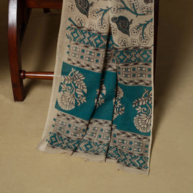 Blue - Plain Cotton 3pc Unstitched Dress Material 05