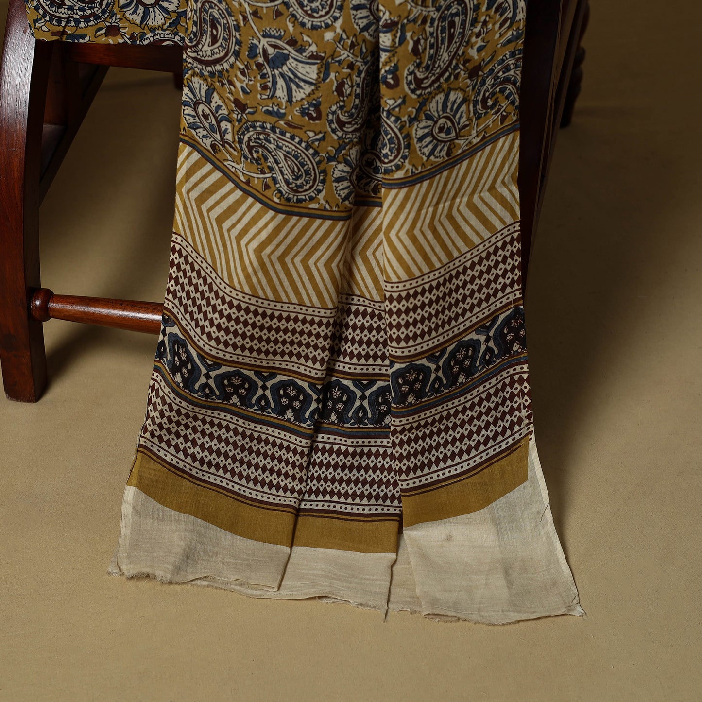 Brown - Plain Cotton 3pc Unstitched Dress Material 10